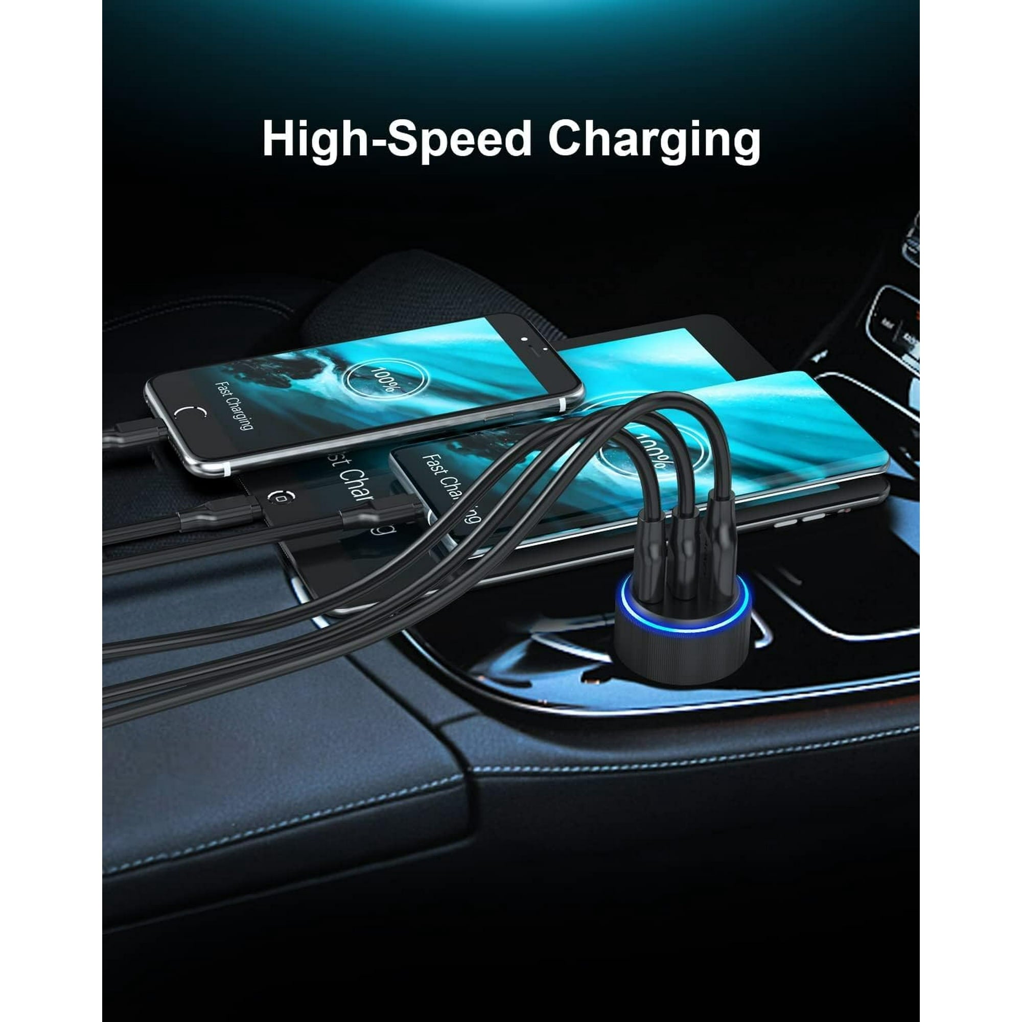Pbuddy USB C Car Charger Adapter 66W, 3 Port USB Car Charger Fast Charge With USB C Cable, PD&QC3.0 Car Phone Charger Cigarette Lighter For Samsung Galaxy S22 Ultra/S21/S20,IPhone 15 14 13 12 Pro Max,IPad Pbuddy USB C Car Charger Adapter 66W, 3 Port USB Car Charger Fast Charge With USB C Cable, PD&QC3.0 Car Phone Charger Cigarette Lighter For Samsung Galaxy S22 Ultra/S21/S20,IPhone 15 14 13 12 Pro Max,IPad